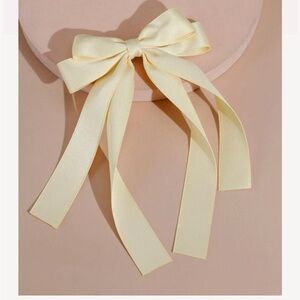 SALE!! Elegant Med-Large Yellow Bow Hair Accessory